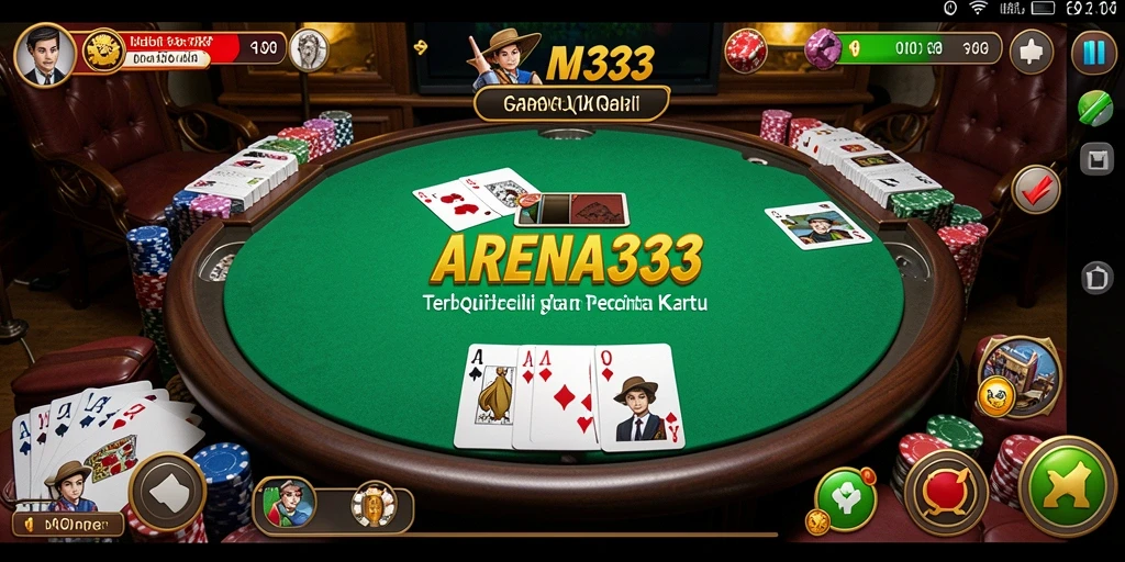 Tampilan gameplay menarik dari ARENA333 saat bermain QiuQiu.