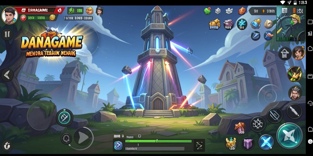 Gameplay memukau dari DANAGAME Tower Defense.