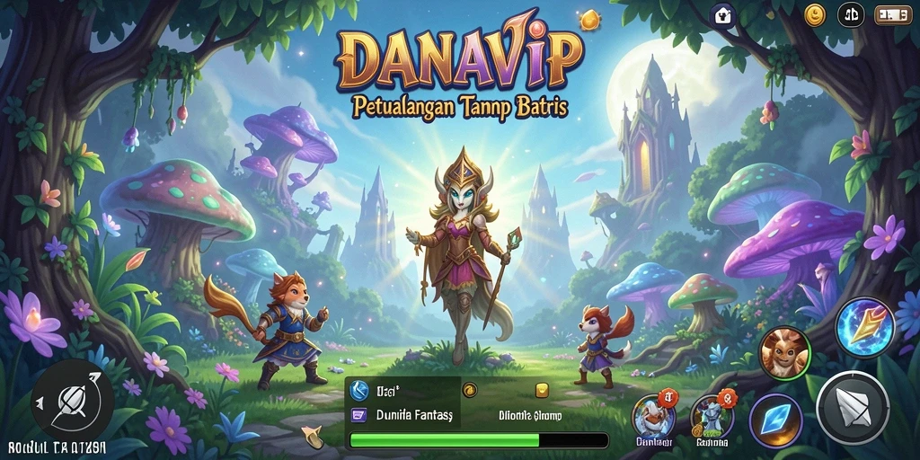 Tampilan gameplay <strong>DANAVIP</strong> yang seru dan penuh petualangan.
