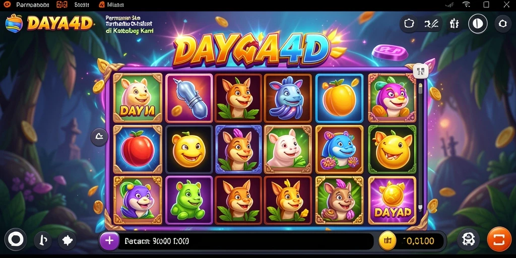 Tampilan gameplay menarik dari aplikasi Slot DAYA4D.