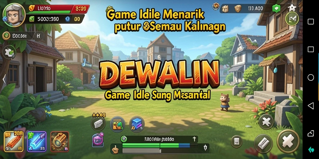 Tangkapan layar gameplay DEWALIN yang menarik dan mengasyikkan.