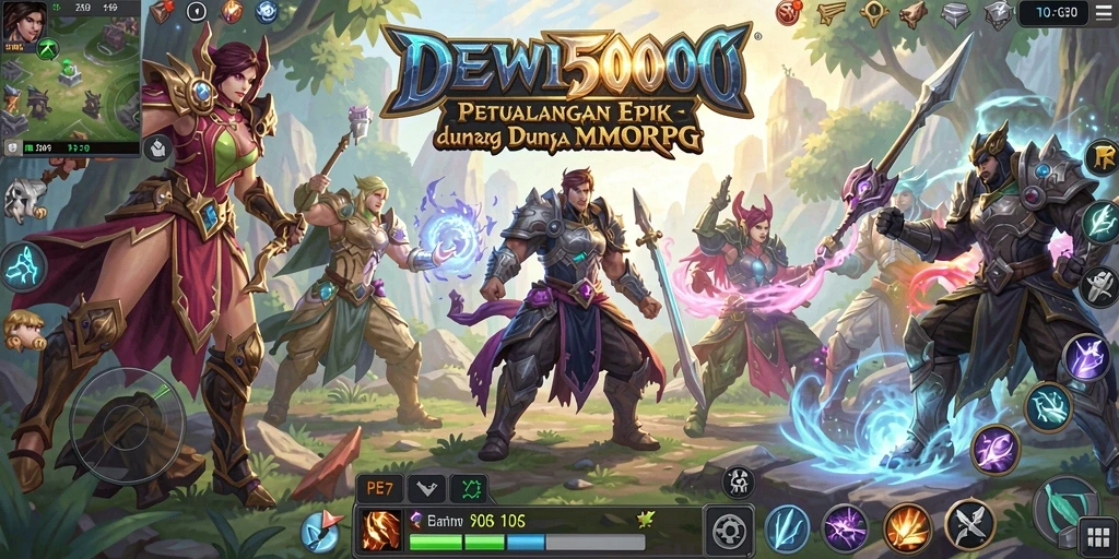 Gameplay seru di DEWI5000 dengan petualangan fantasi yang mendebarkan.