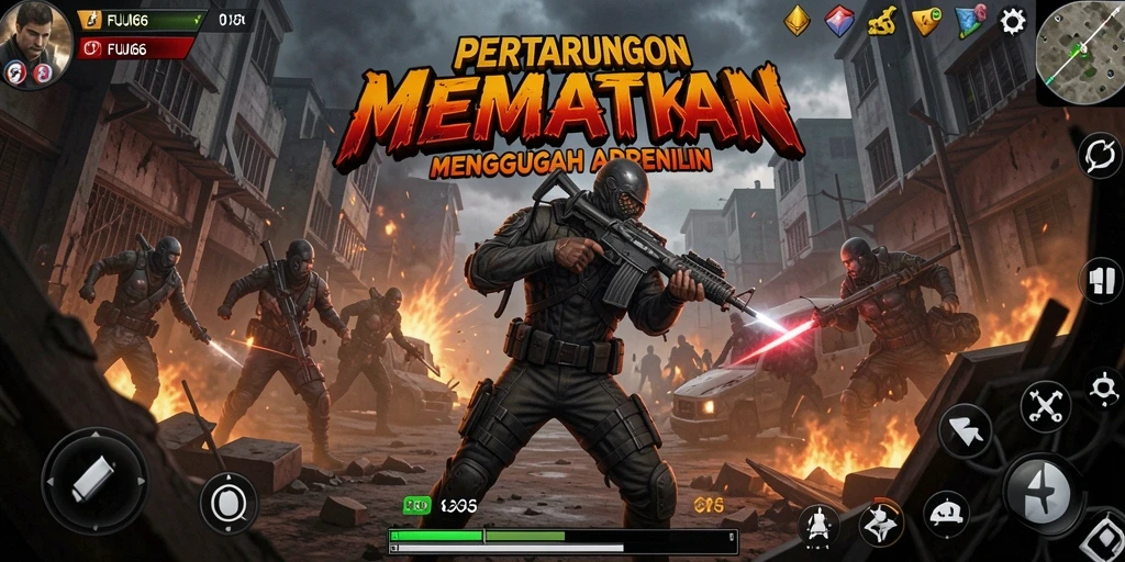 Gameplay seru FUJI66 dengan aksi pertarungan yang memukau.