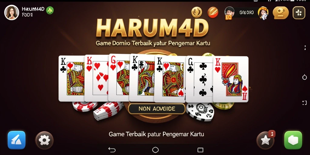 Screenshot gameplay HARUM4D menampilkan aksi seru dalam permainan Domino.