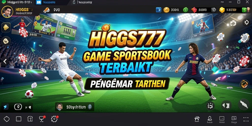Tampilan seru dari aplikasi HIGGS777 saat melakukan taruhan sportsbook.