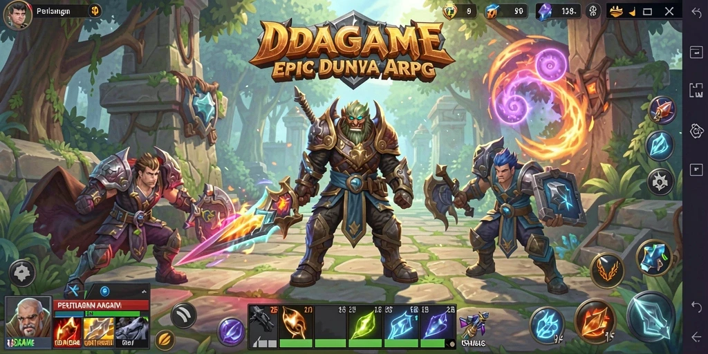 Tampilan gameplay seru dan menantang di IDAGAME.