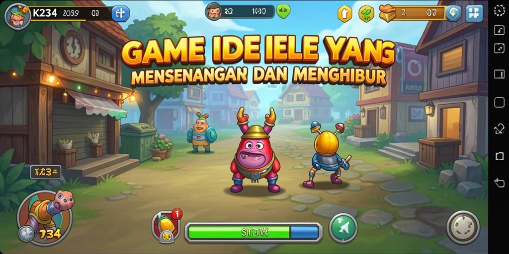 Tangkap layar gameplay K234 menampilkan aksi Idle yang menarik.