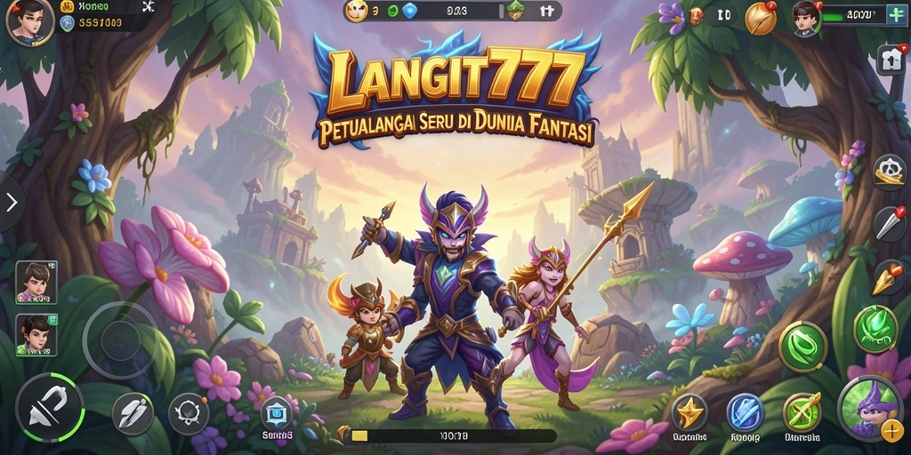 Screenshot gameplay LANGIT777 menunjukkan petualangan yang menakjubkan dan penuh aksi.