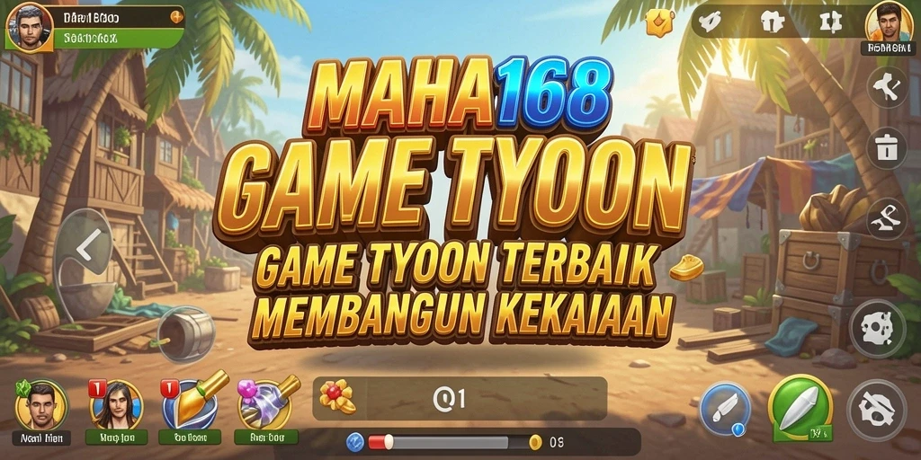 Tangkapan layar utama gameplay Tycoon di MAHA168.