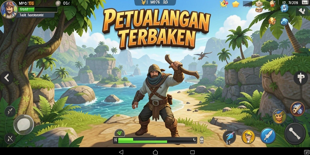 Tangkapan layar MPO76 menampilkan pemain menjelajahi dunia terbuka.