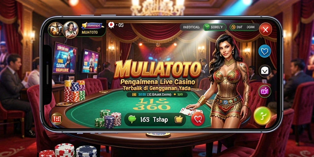 Screenshot gameplay seru dan interaktif dari MULIATOTO Live Casino.