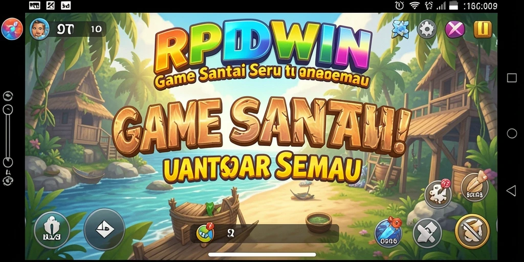 Tampilan gameplay seru RPIDWIN dengan berbagai tantangan menarik.