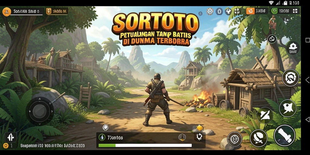 Screenshot SORTOTO menampilkan gameplay eksplorasi dunia terbuka yang menakjubkan.