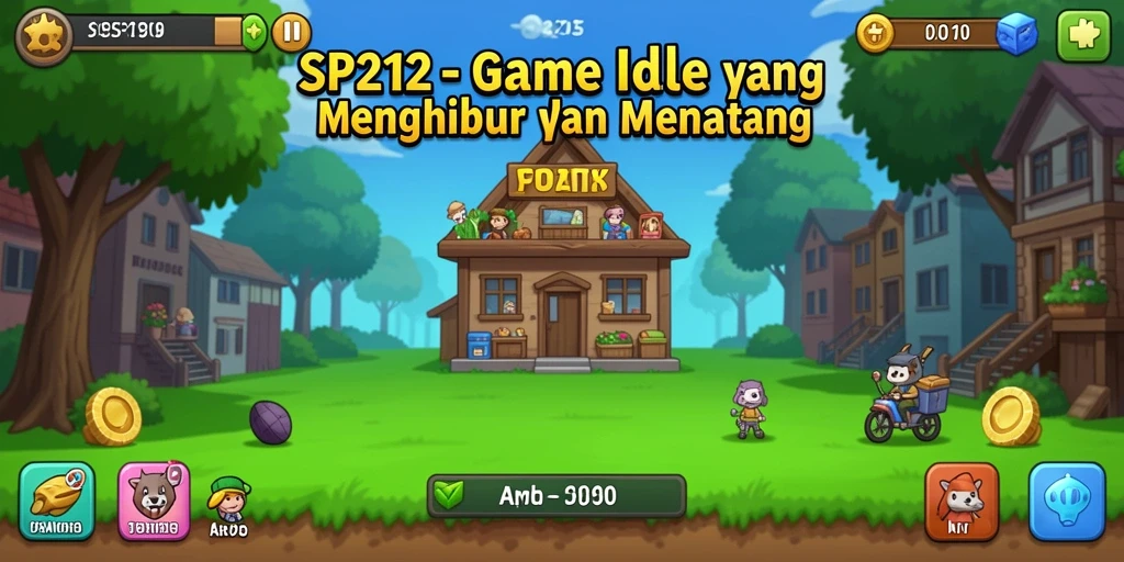 Tampilan gameplay menawan dari SP212 saat mengelola sumber daya Idle.